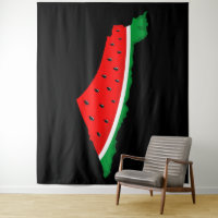 Carte de Palestine Watermelon Symbole de la libert