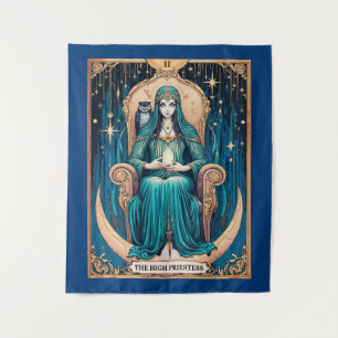 Tenture Carte de tarot, la Grande Prêtresse 2