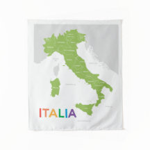 Carte des régions d'Italie