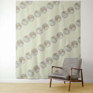 Tenture Carte du monde de voyage Terre 1916 Atlas mondial