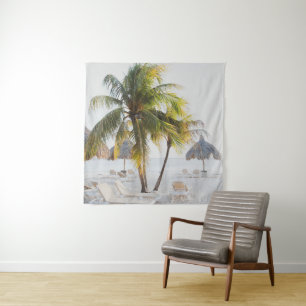 Tenture Cas Abao - Escapade de plage tropicale #4 #océan #