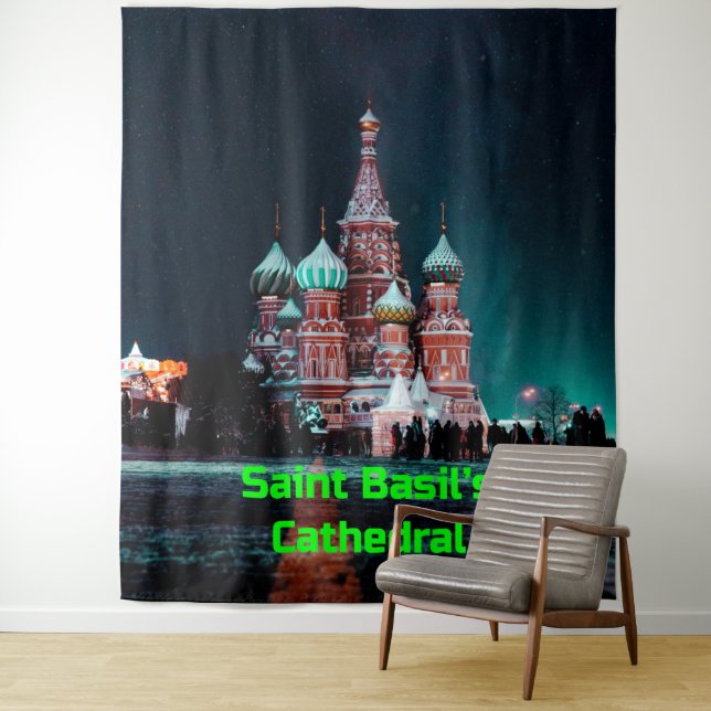 Tenture Cathédrale Saint-Basile, Moscou, Russie (En situation)