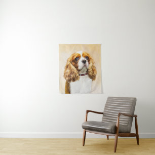 Tenture Cavalier King Charles Spaniel Peinture originale