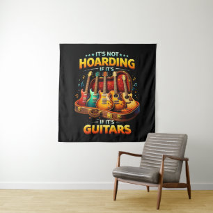 Tenture Ce n'est pas du hoarding si c'est des guitares – M