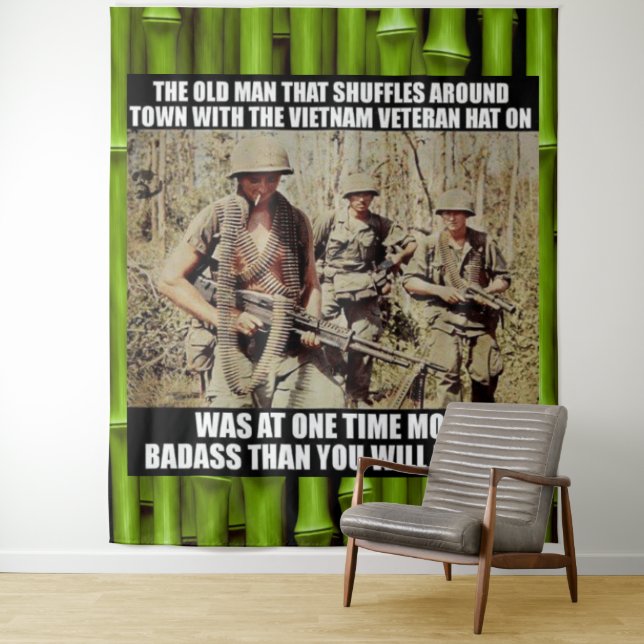 TENTURE CE VIEUX VÉTÉRAN DU VIETNAM (En situation)