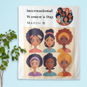 Tenture Célébration de la Journée internationale des femme