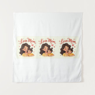 Tenture Célébrez l'amour de maman avec une douceur