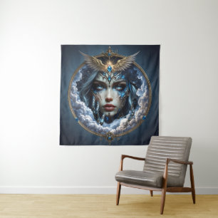 Tenture Célestia – Gardienne du Ciel Infini.