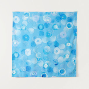 Tenture Cercles d'hiver : Pois Abstraits.