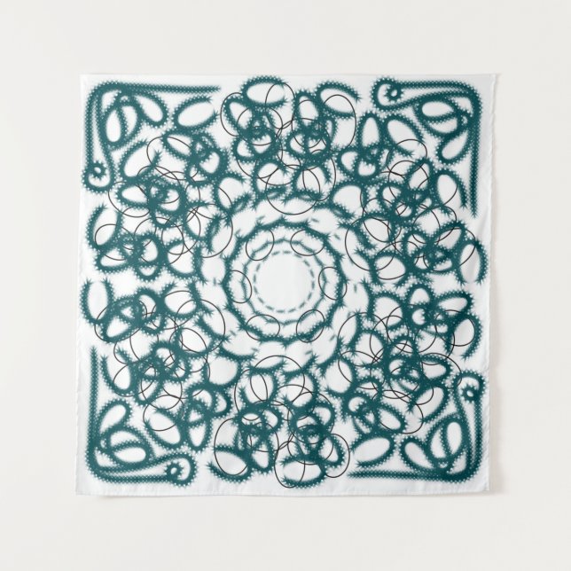 Tenture cercles motif (Devant)