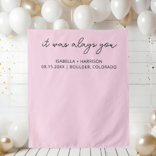 Tenture Cérémonie de mariage personnalisée Mariage bohème 