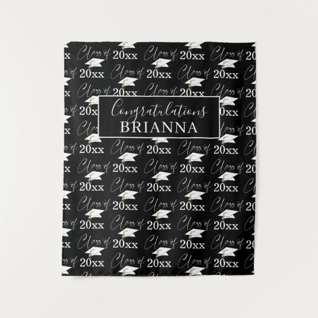 Tenture Cérémonie de remise des diplômes ANNÉE Promotion P (Devant)