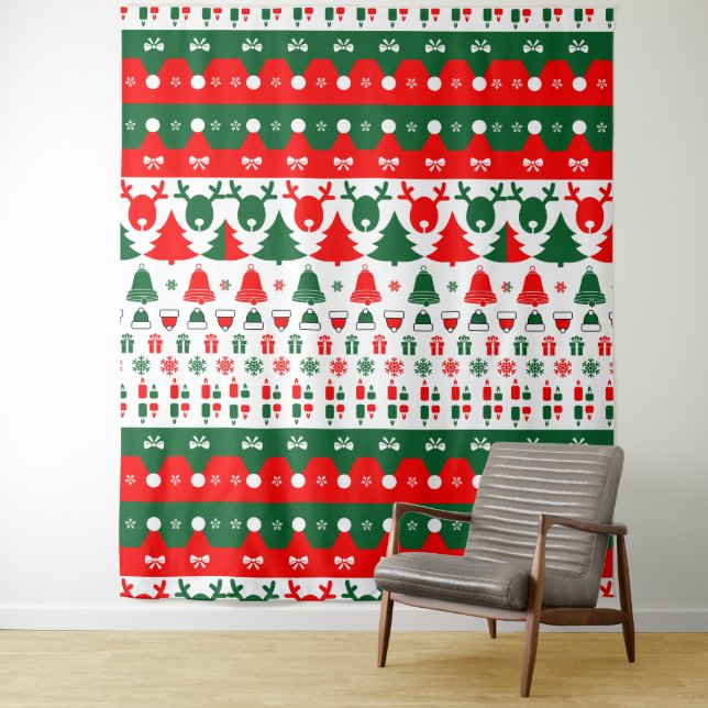 Tenture Cerf Joyeux (En situation)