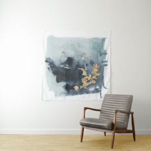 Tenture Cerulean & Or