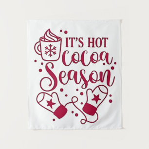 Tenture C'est Chocolat chaud saison Noël Cacoa