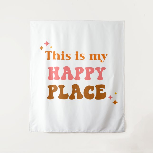 Tenture C'Est Mon Joli Décor De Dortoir De Place (Devant)