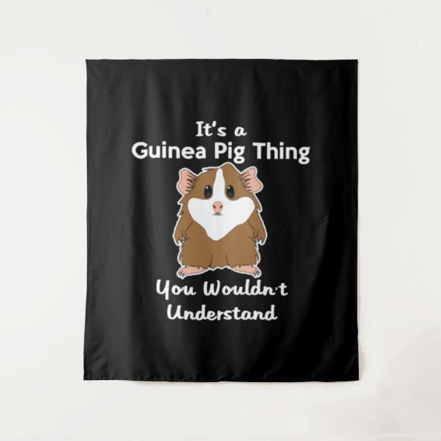 Tenture C'est un chien de Guinée (Devant)