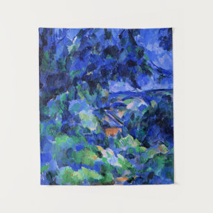 Tenture Cezanne, Paysage bleu beaux-arts,