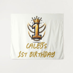 Tenture Chaîne de couronne d'or Drip 1 #1 1er anniversaire
