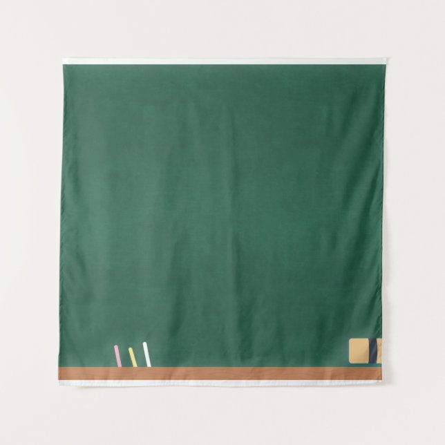 Tenture Chalkboard craie gomme classe (Devant)