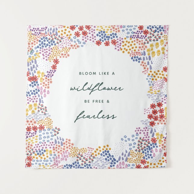 Tenture Champ de fleurs (Devant)