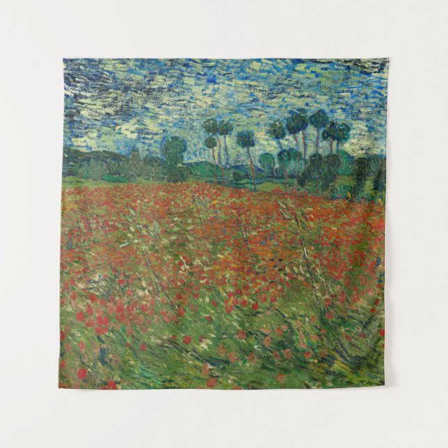 Tenture Champ de pavot - Vincent van Gogh (Devant)
