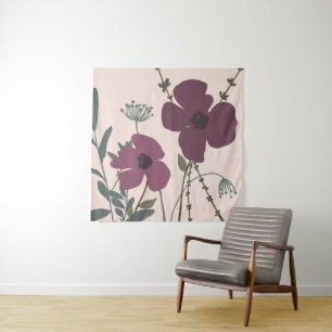 Tenture Champs floraux modernes