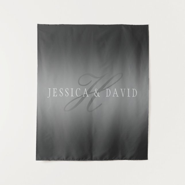 Tenture Changement graduel Gray Gradient N'importe quel no (Devant)