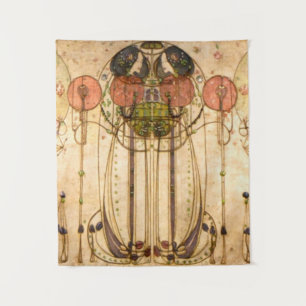 Tenture Charles Rennie Mackintosh Le Wassail