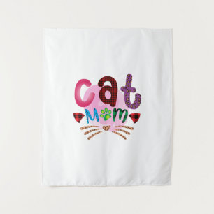 Tenture Chat Art Chat Maman2