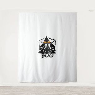 Tenture Chat Kitten Kitty Novelty Funny Halloween Éffrayan
