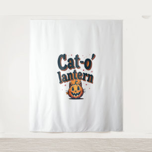Tenture Chat-o'lanterne