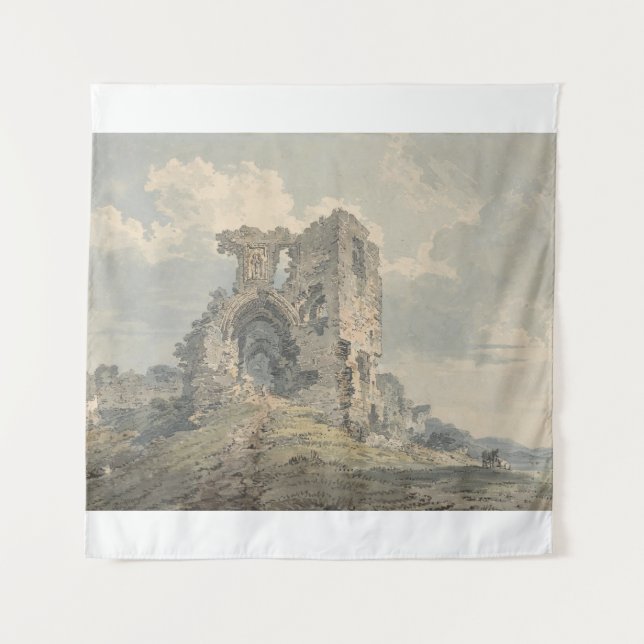 Tenture Château de Denbigh (vers 1793) Thomas Girtin (Devant)