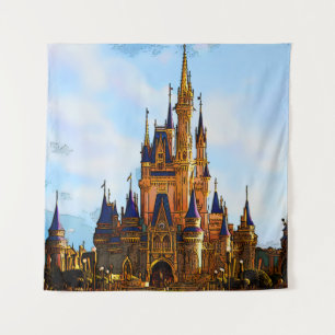 Tenture château de unicorn