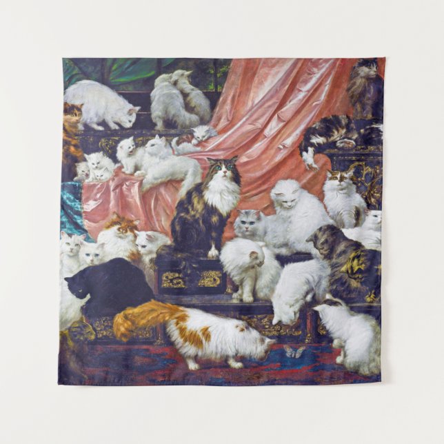 Tenture Chats (Les amoureux de ma femme), Carl Kahler (Devant)