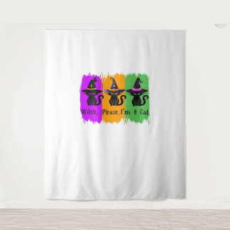 Tenture Chats Noirs En Sorcière Casquette Essentiel T-Shir
