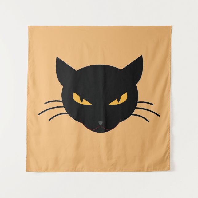 Tenture Chatte Méchante (Devant)