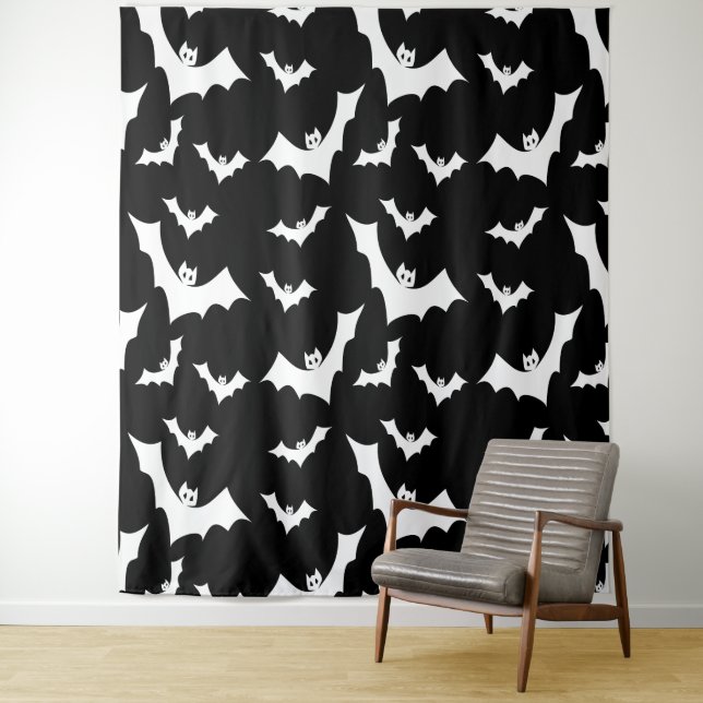 Tenture Chauves-souris vampires (En situation)