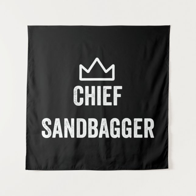 Tenture Chef Sandbagger Golf mème Bjj Chess Sandbag (Devant)