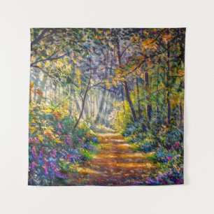 Tenture Chemin de l'impressionnisme : Aquarelle de la forê