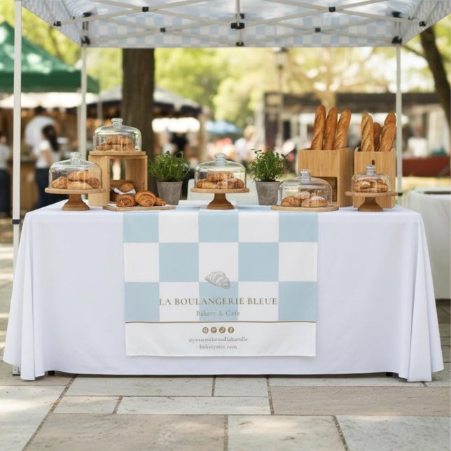 Tenture Chemin de table de boulangerie en croissant à dami (Créateur téléchargé)