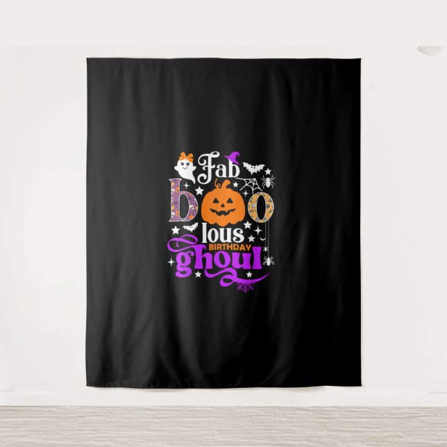 Tenture Chemise de fantôme d'anniversaire fabuleuse Drôle  (Devant)