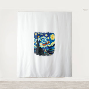 Tenture Chemise Dragonfly artistique Van Gogh Starry Night