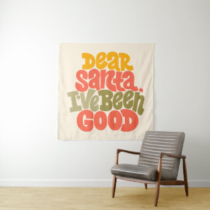 Tenture Cher Père Noël, j'ai été bon design