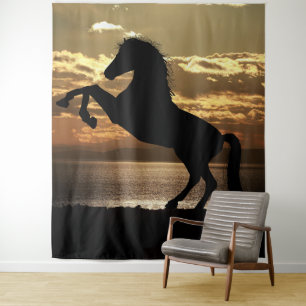 Tenture cheval