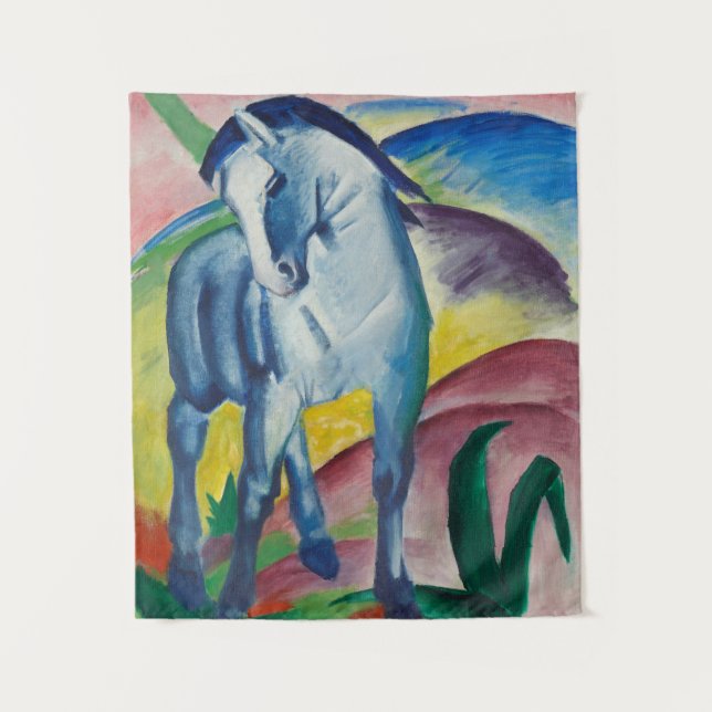 Tenture Cheval Bleu Franz Marc Peinture (Devant)