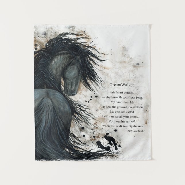 Tenture Cheval majestueux par Bihrle Tapestry (Devant)