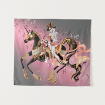 Cheval mécanique Steampunk & Dame