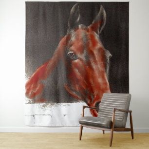 Tenture cheval sympathique