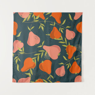 Tenture Chevauchement de poires : Papier peint Vintage col